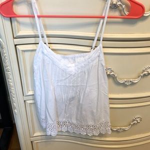 Lightweight summer white blouse